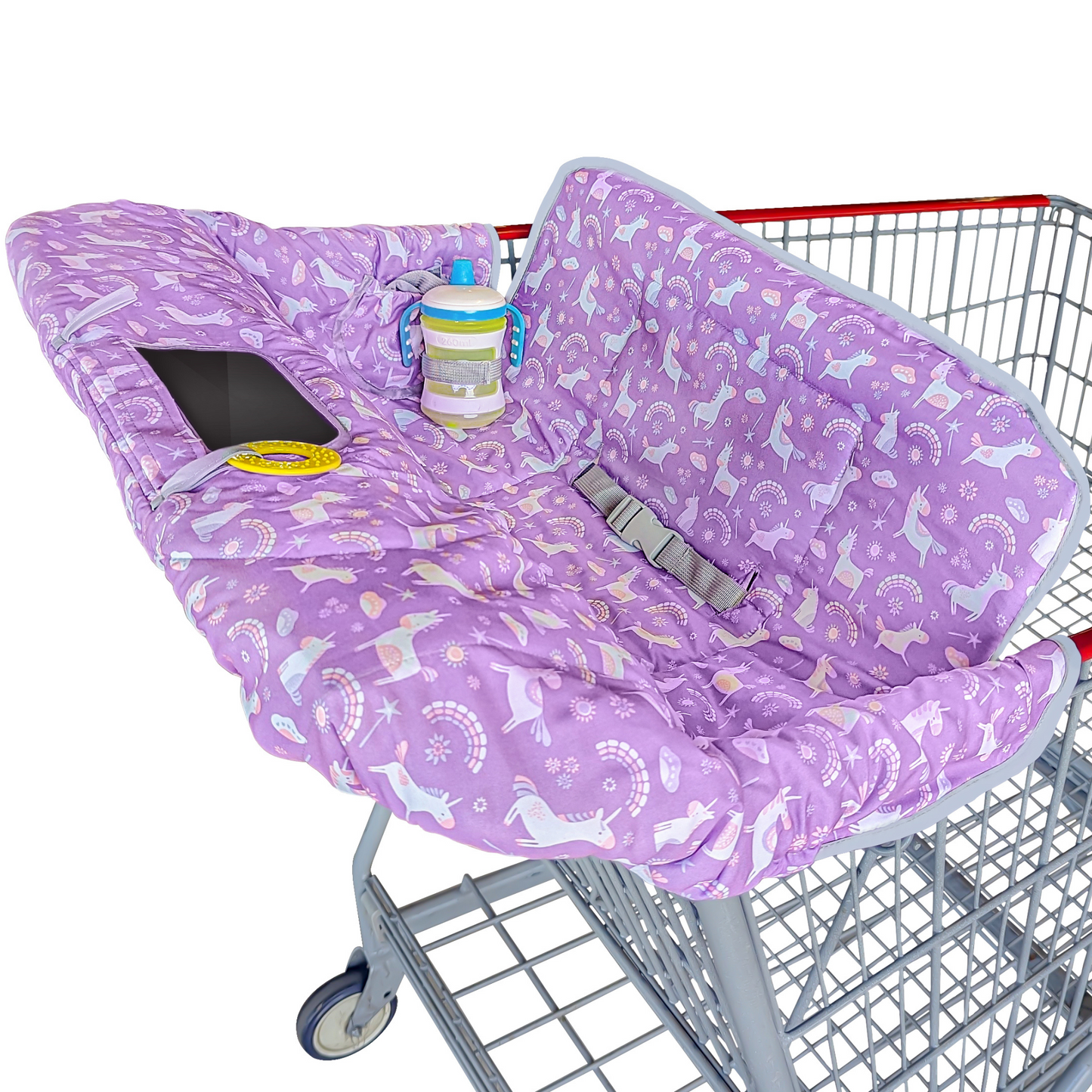 Shopping Cart & Highchair Cover - Unicorns