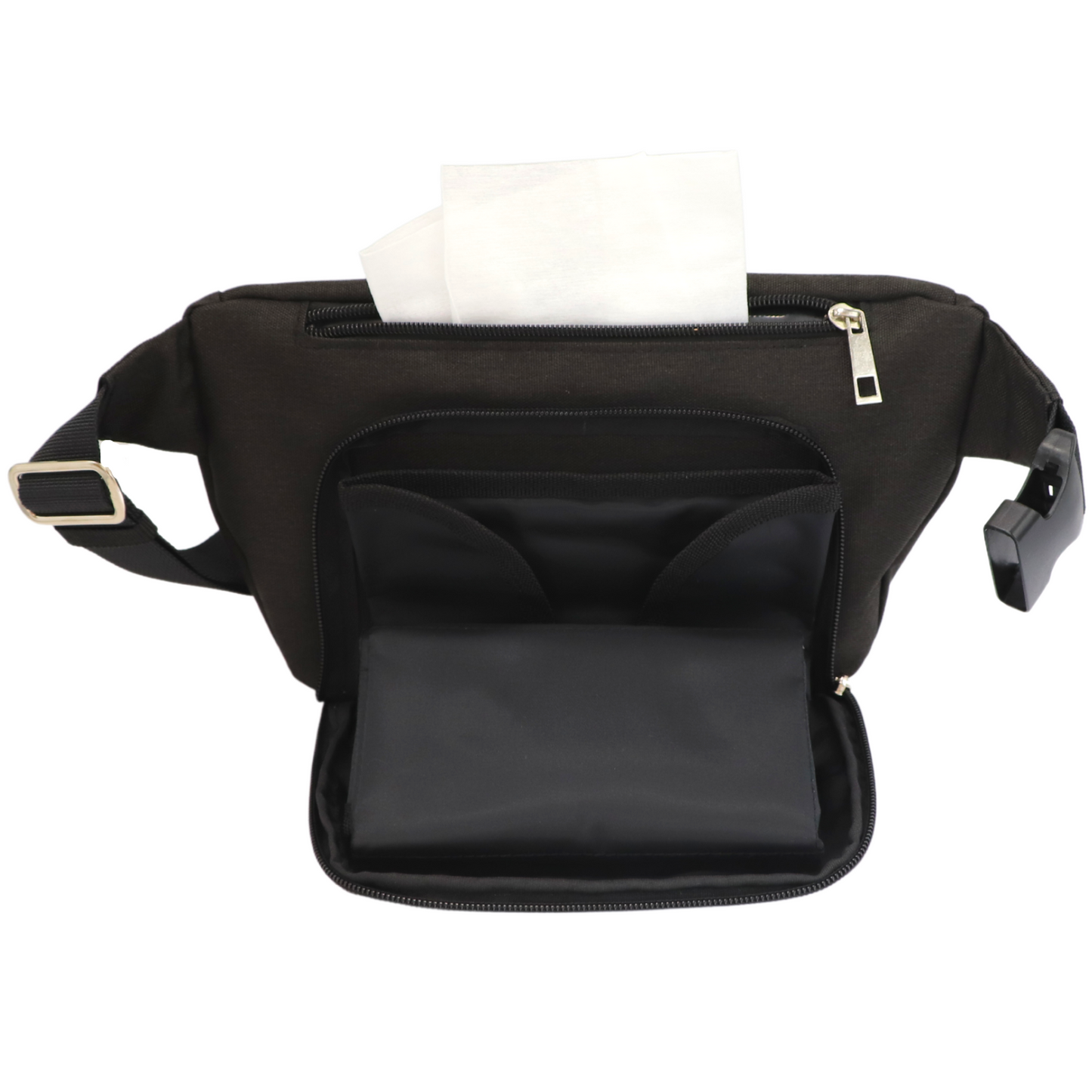 Fanny Pack Diaper Bag - Black