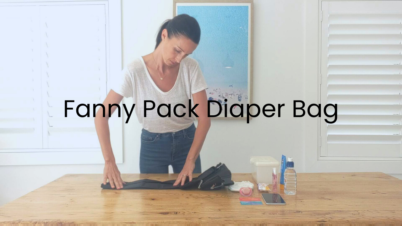 Suessie Fanny Pack Diaper Bag[並行輸入品] Fanny Pack Diaper Bag - Black \u2013 Suessie