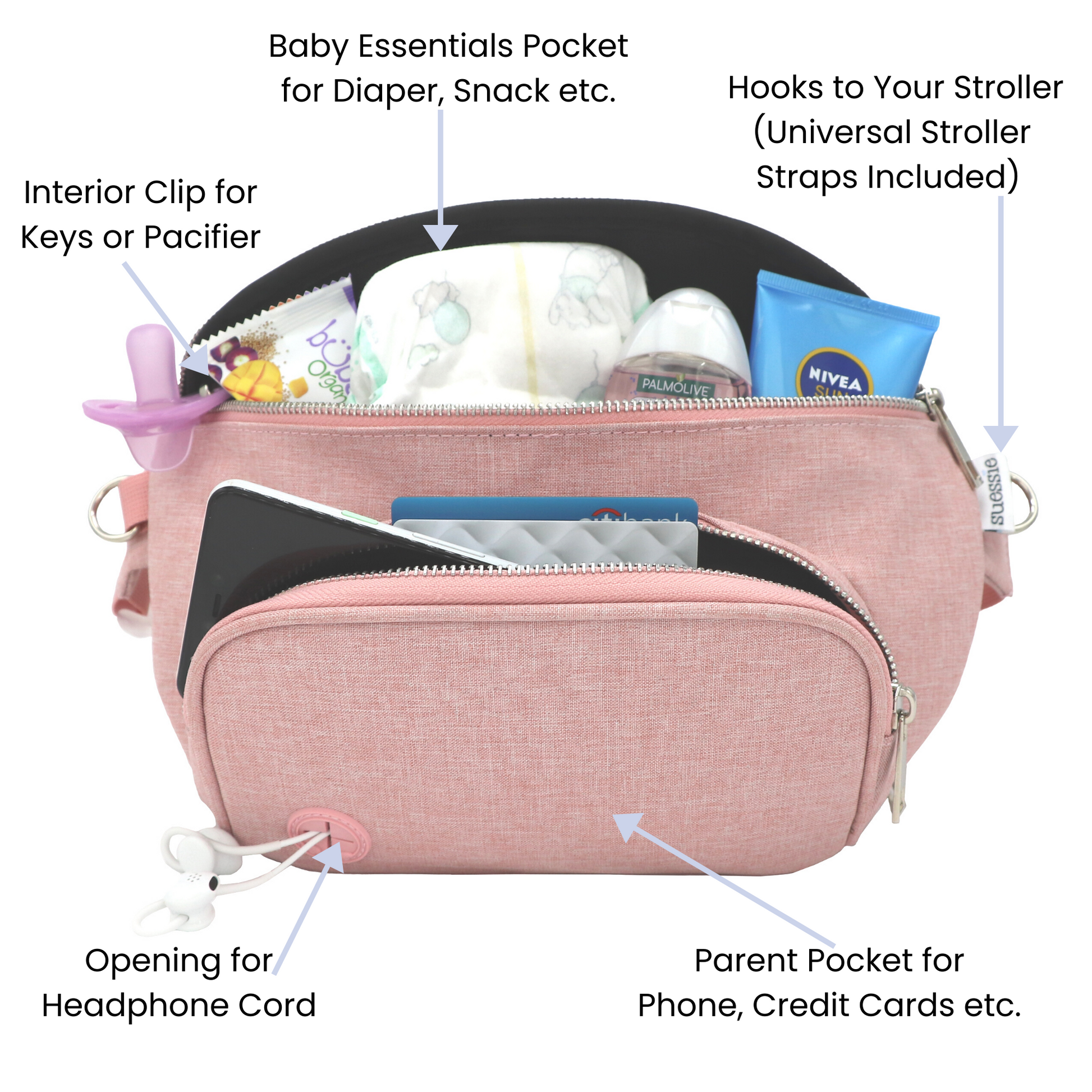 Fanny pack diaper bag online