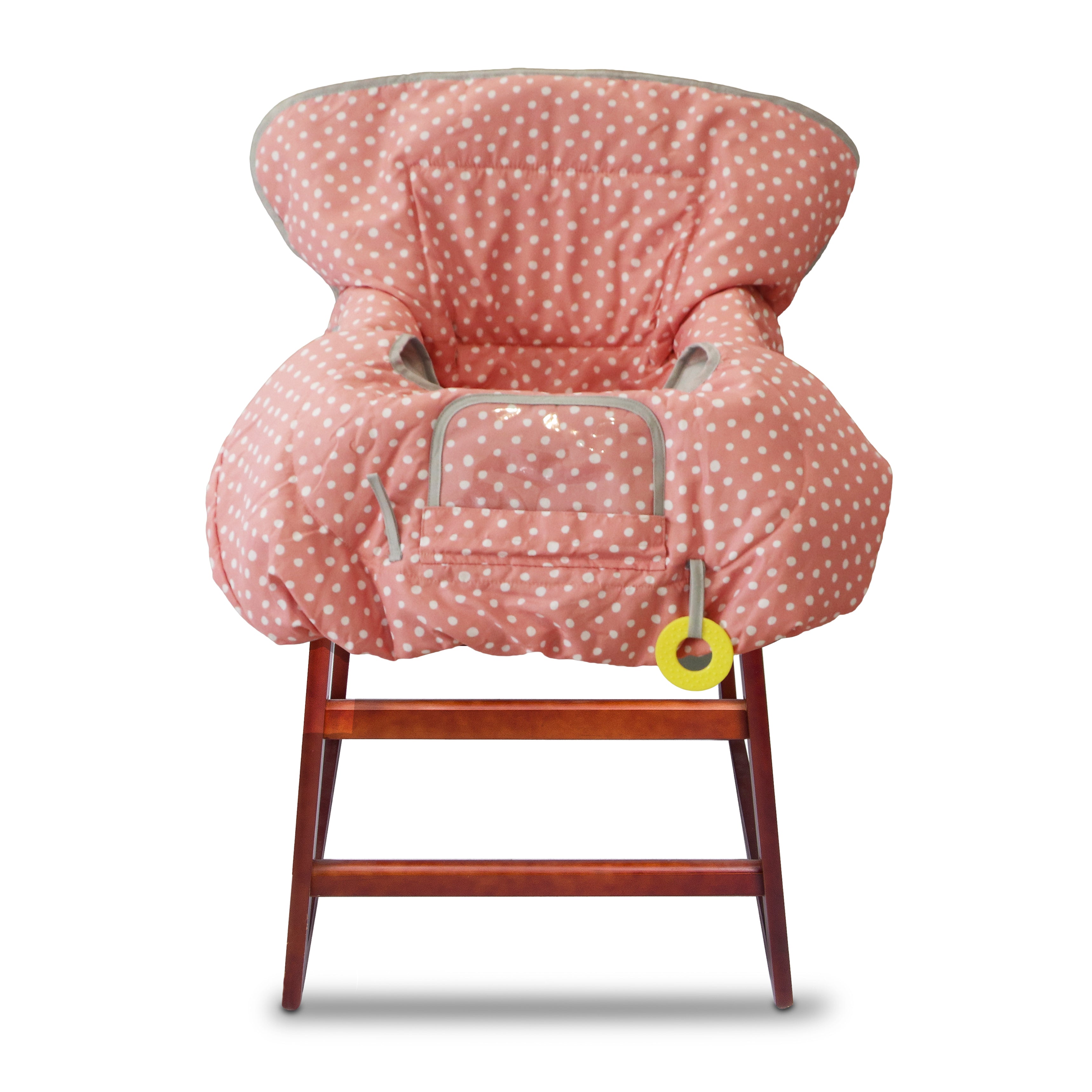 Pink high chair cover hot sale